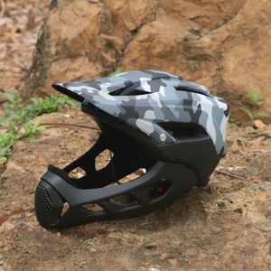 Casques de cyclisme Casque de vélo Intégral Full Face Montagne Route Vélo Sport Chapeau Pour Homme vélo VTT 230316