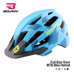 Casques de cyclisme casques de vélo avec visière pleine grandeur vtt casque de vélo hommes femmes route de montagne casques spécialisés P230419
