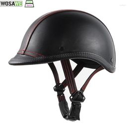 Cascling Casques Bicycle Mtb Half Face Casque vintage CAP CAP Men / Femme Child Motorcross Moto Racing Scooter Capacete World War II Retro