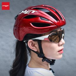 Cycling Helmets Fiets ontmoette Rivale Ultralight Road Bicycle Racing Outdoor Sports Mountain Women and Men Riding Hat 230322