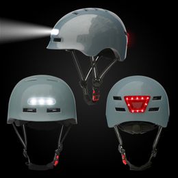 Casques cyclistes vélo smart led hail feu adulte electric bicycle scooter road sport for sport urban hommes femmes 230418