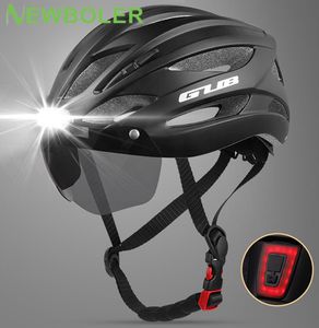 Casques de cyclisme BOLER Light Casque VTT Route Vélo Avant Et Arrière Avec Avertissement USB Rechargeable Électrique 230613