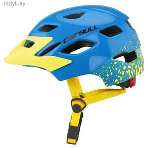 Casques de cyclisme Cairbull enfants casque de cyclisme avec feu arrière enfant patinage équitation casque de sécurité enfants Balance vélo vélo casque de protection L240109