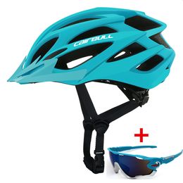 Cascos de ciclismo Cairbull est Casco de ciclismo ultraligero Casco de bicicleta de bicicleta moldeado integralmente MTB Road Riding Safety Hat Casque Capacete 230704