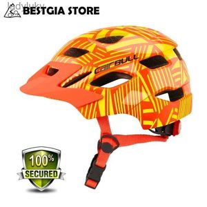 Casques de cyclisme Cairbull nouveau casque de cyclisme pour enfants à la mode enfants sport sécurité casque de vélo Scooter Balance casque de vélo avec feux arrière L240109