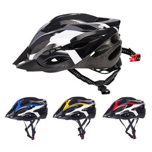 Casques de vélo Texture en fibre de carbone Casque Adulte VTT Équipement de vélo de montagne Sécurité Vélo Moto Chapeau Casquettes Femme Homme Mousse EPS 230728