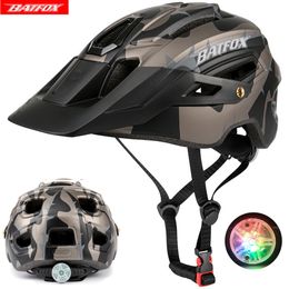 Fietshelmen casco batfox fietshelm voor mannen Integrallymolded capacete ciclismo mountainbike Outdoor Sport mtb 230717