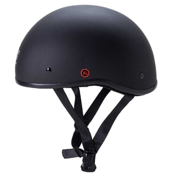 Cascos de ciclismo Casco de media cara clásico sin diseño de hongo motocicleta bobber y chopper bikers T221107