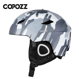 Casques de cyclisme COPOZZ casque de Ski léger avec sécurité intégralement moulé Snowboard moto Ski neige mari hommes femmes enfant enfants 230830