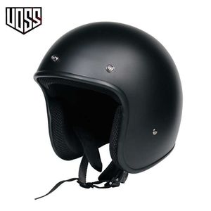 Cycling Helmets DOT approved retro motorcyc helmet casco 3/4 open face cafe racer chopper capacete L221014