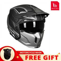 Fietsen helmen dot ece goedgekeurd mt off -road motorfiets helm helm mannen vrouwen hoge kwaliteit vol gezicht modulaire motorcross racing casco moto capacete t221107