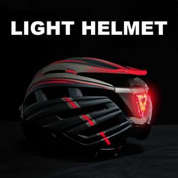 Fietshelmen Ectric Scooter Helm Met D Achterlicht Volwassen Fietshelm Voor MTB Racefiets Bicyc Ski Downhill Skateboard Night Riding HKD230626