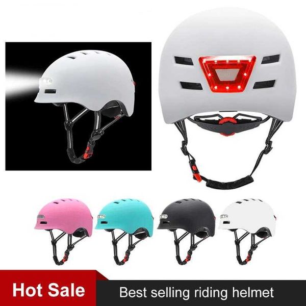 Casques de vélo Scooter électrique Casque de vélo Casque de sécurité en plein air Adulte Enfant Vélo BMX Planche à roulettes Skate Stunt Bomber Casque de vélo J230422