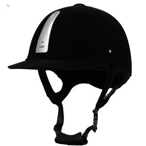 Cycling Helmen Equestrian Unisex Classic Velvet Horse Riding Equipment Protection Cap 54 62cm verstelbare 230505