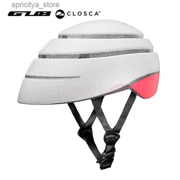 Cycling Helmets Gub Closca Loop Helmet para hombres Mujeres Foldab Ciudad Cebrera Ciclismo Urban Road Bike plegable Tamaño del casco M L Accesorios de bicicia L48