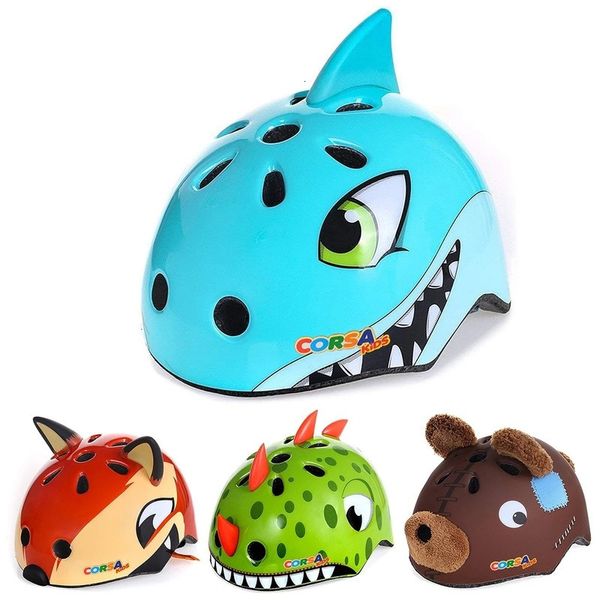 Casques De Vélo Enfants Vélo Enfants Casque De Vélo Animal City Road Headpiece Pour Garçons Filles Sports De Plein Air Équitation Patinage 230525