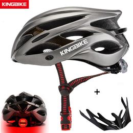 Casques de vélo KINGBIKE Casque de vélo Hommes Femmes VTT Casques de vélo de route Casque de vélo EPSPC ultraléger moulé intégralement Capacete Ciclismo 230704