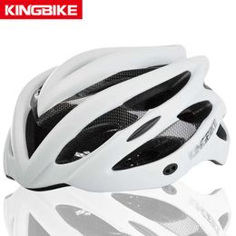 Casques de cyclisme KINGBIKE casques de vélo casque de cyclisme vtt route casque de vélo femmes hommes intégralement moulé ultra-léger casque vtt capacete ciclismo P230419