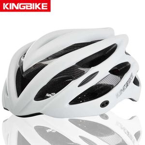 Casques de cyclisme KINGBIKE casques de vélo casque de cyclisme vtt route casque de vélo femmes hommes intégralement moulé ultra-léger casque vtt capacete ciclismo P230419