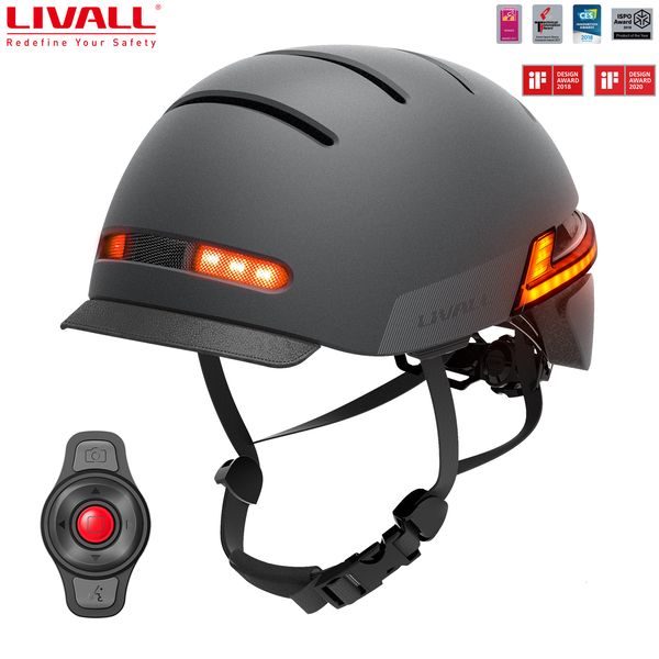 Casques de vélo LIVALL 2023 BH51M NEO Casque de vélo intelligent avec capteurs LED latéraux intégrés Bluetooth Mic S ers VTT 230607