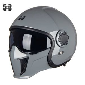 Cycling Helmets Men Motorcyc Volledig gezicht Helmen Modulaire hoogwaardige persoonlijkheid Off Road Motocross Vintage Helmet Casco Moto L221014