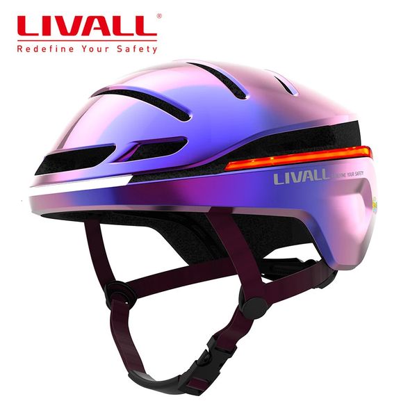 Casques de vélo Casque de cyclisme d'origine LIVALL casques de vélo vtt intelligents pour hommes femmes casque de scooter électrique de vélo avec lumière d'alerte automatique SOS 231124