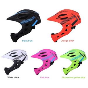 Casques de vélo Casque intégral pour enfants de sports de plein air équilibre vélo scooter vélo casque d'équitation casque pour enfants avec lumière et moustiquaire P230419