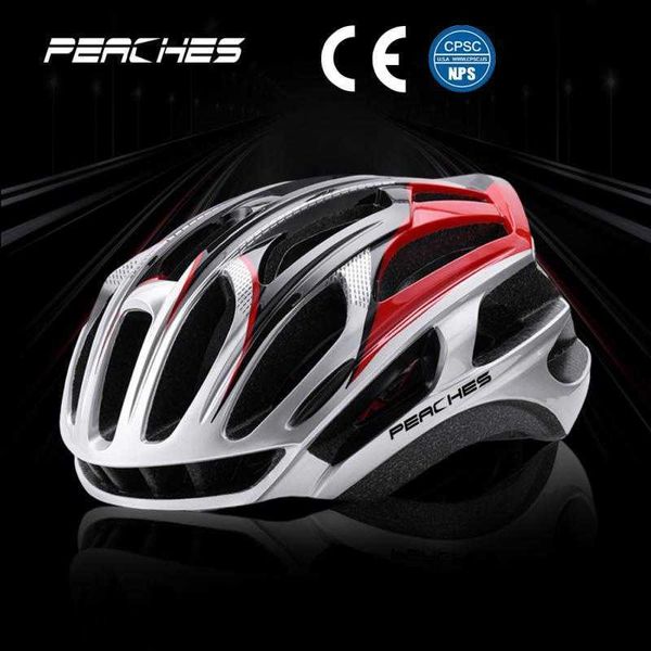 Cascos de ciclismo Peaches Casco de bicicleta eléctrica ultraligero Casco de ciclismo Racing MTB Casco para scooter eléctrico Accesorio de bicicleta de montaña P230419