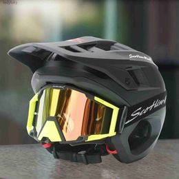 Casques de cyclisme PEMILA nouveau casque de cyclisme 3/4 Protection auditive intégrée DH vtt montagne tout-terrain casque de vélo BMX blindé descente casque de vélo L240109