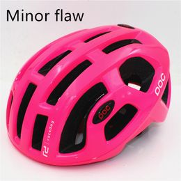 Cycling Helmen POC Defect Productfout Raceday Road Helmet Eps Mens Dames Ultralight Mountain Bike Comfort Safety Cycle Bicycle 230525
