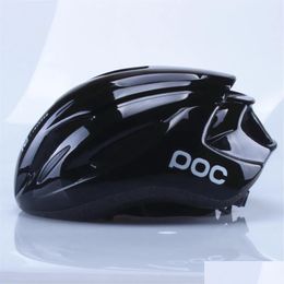 Fietshelmen Poc Raceday Mtb Road Helm Stijl Buitensporten Heren Tralight Aero Veilig Cap Capacete Ciclismo Fiets Drop Delivery Dhtvs