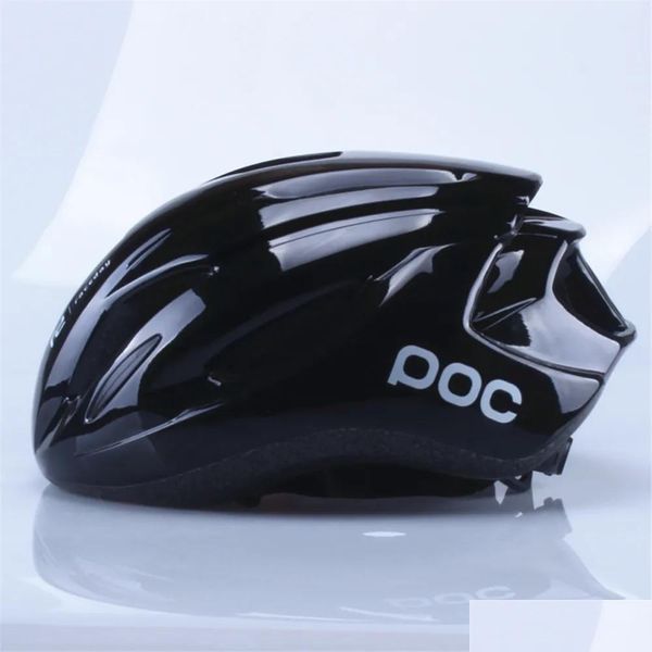 Casques de cyclisme Poc Raceday VTT Casque de route Style Sports de plein air Hommes Tralight Aero Capacete Capacete Ciclismo Vélo Drop Livraison Dhtvs