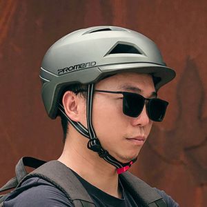 Cycling -helmen promend voor LED -lichte fietshelmstad Cycling voor man Vrouwen volwassen fietshelm Beschikbaar bergafwaarts MTB Road Bike Scooter Helm met 230516