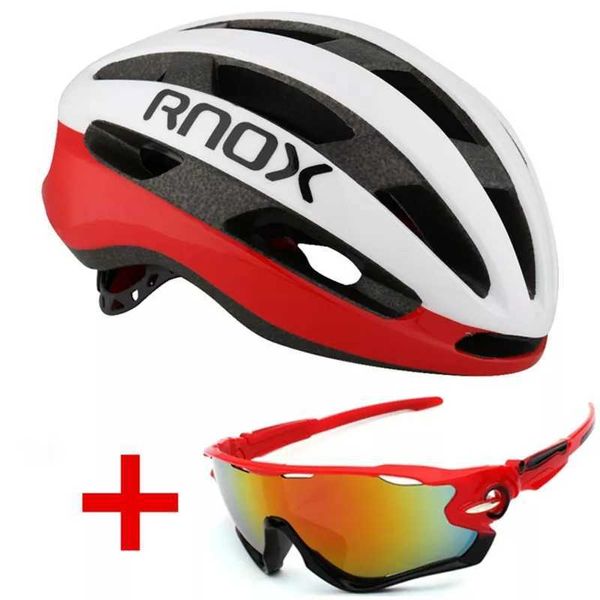 Casques de vélo RNOX Aero Vélo Casque de vélo City Safety Ultralight Casque de vélo de route Rouge VTT Sports de montagne en plein air Cap Casco Ciclismo J0422