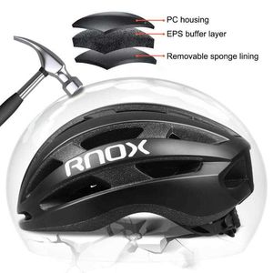 Cycling-helmen RNOX Ultralight Bicycle-helm Integraal gemold Cycling Helmet MTB Road Mountain Bike Helmet voor man Women Cycling Equipment P230419
