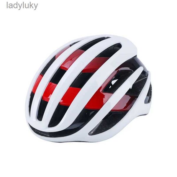 Casques de cyclisme Casque de vélo de route rouge casque de cyclisme pour homme femmes taille M L EPS + PC coque vtt équipement de vélo Sports de plein air casquette de sécuritéL240108
