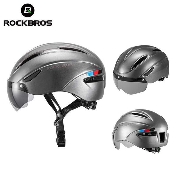 Casques de vélo ROCKBROS Casque de vélo Sports de plein air Casque de vélo Vélo de route Casque d'équitation ultra-léger En toute sécurité Hommes Femmes Équipement de cyclisme HKD230626