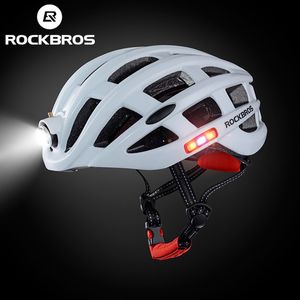 Cycling Helmets Rockbros Bicycle Light Helmet Bike Ultralight Electric Mountain Road MTB -apparatuur 230815