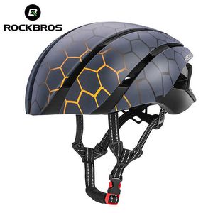 Fietsen helmen Rockbros verkleurt Mountain Road Bike Helmet EPS Ultralight Cycling Safety Caps Ectric Scooter Bicyc Equipment Motorcyc Hat L221014