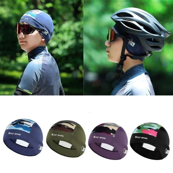 Cascos de ciclismo Summer Skull Cap Mountain Bike Hat Casco Liner Transpirable Enfriamiento Correr para hombres Mujeres 24BD 230922