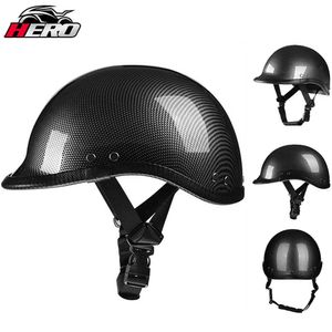 Helmets de ciclismo Summer Vintage Motorcycle Riding Casco Open Aprofir a prueba de viento Accesorios de motocicletas Scooter Vintage Half Biker Casco T221107