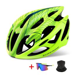 Fietshelmen SUPERIDE Outdoor Racefiets Mountainbike Helm met Achterlicht Ultralight DH MTB Fiets Sport Rijden 230728