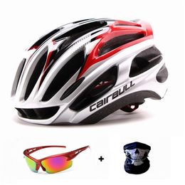 Ciclismo Ciclismo Ultralight Racing con gafas de sol interglalmente mtb Casco de bicicleta al aire libre Sports Mountain Road 230814