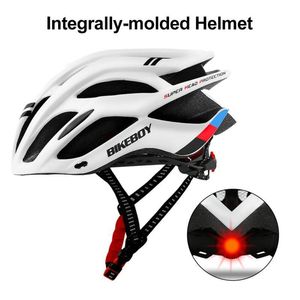 Fietshelmen Unisex Helm met Licht Fiets Ultralight Intergrallymolded Weg Mountainbike Fiets MTB Safe Cap 230717