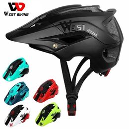 Cycling -helmen West Biking Ultralight Bike Helmet Safety Sports Cycling ventilatieopeningen Casco Ciclismo Protective Mountain Road Bicycle Men Men Women Helmet J230422