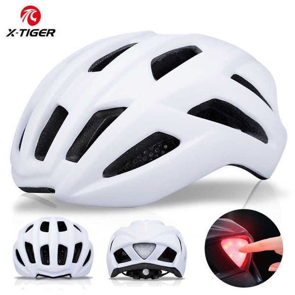 Casques de cyclisme X-TIGER casque de vélo homme femmes VTT casque lumière LED casques de cyclisme pour équitation cyclisme sport Skateboard Scooter P230419