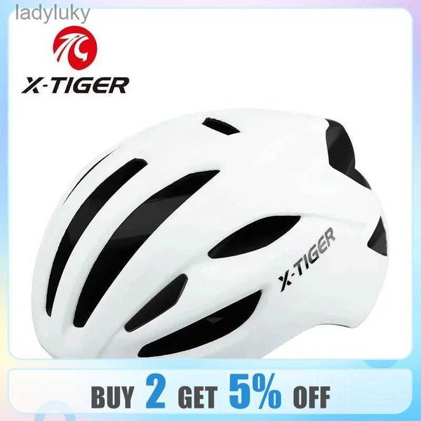 Casques de cyclisme X-TIGER casque de cyclisme intégralement moulé casque de vélo ultraléger hommes femmes route vtt casque de vélo boucle magnétique casque de vélo L240109