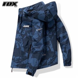 Cycling Jackets HPWF Men Cycling Jacket Waterproof MTB Bicycle Motocross Male Outdoor Hiking Hoodie Windbreaker Corta Viento Ciclismo Hombre 231012