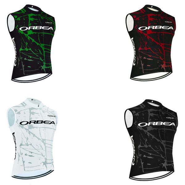 Vestes de cyclisme ORBEA ORCA Gilet Maillot de Cyclisme Hommes Femmes Vélo Coupe-Vent Ropa Ciclismo Sans Manches Bicycl Maillot Tshirt 230627