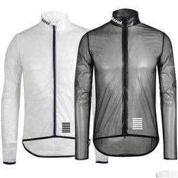 Vestes de cyclisme Raphaing Pro Veste imperméable Coupe-vent Léger Tralight Course à pied Ciclismo Coupe-vent Cycle Rain Clothin DHB9W